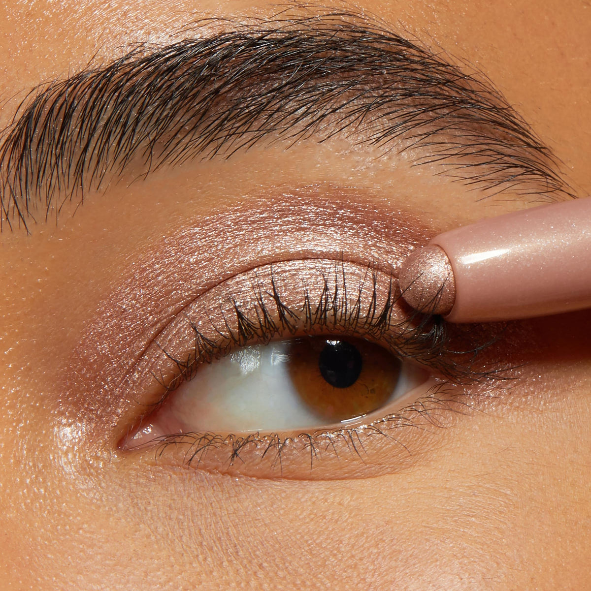 ColourPop close-up of creamy metallic texture demonstrating smooth, high-pigment payoff