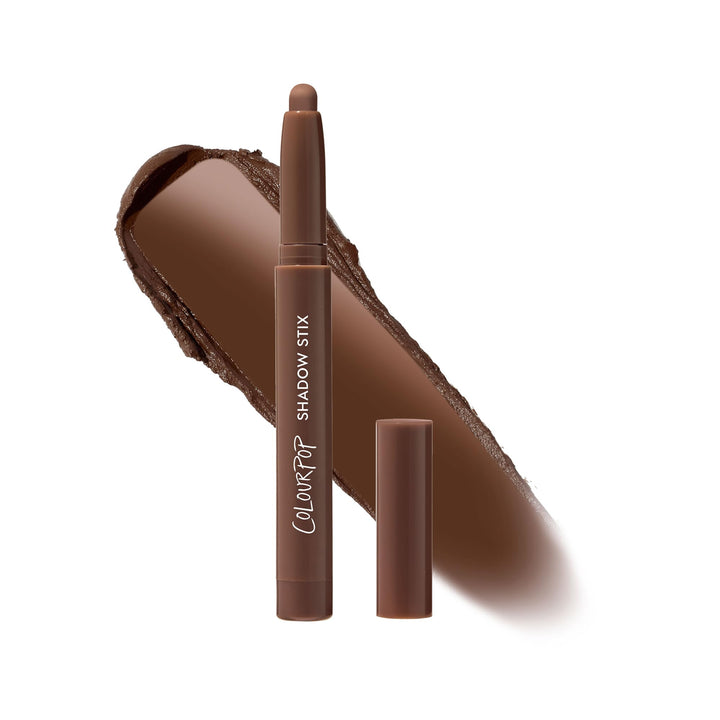 ColourPop Shadow Stix Walnut Ave front packaging showing product and label benefit easy application