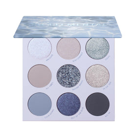 ColourPop front packaging showing blue and silver shade layout and palette design for easy selection