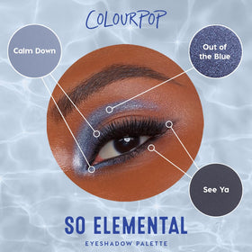 ColourPop palette held in hand for size comparison, showing travel-friendly compactness