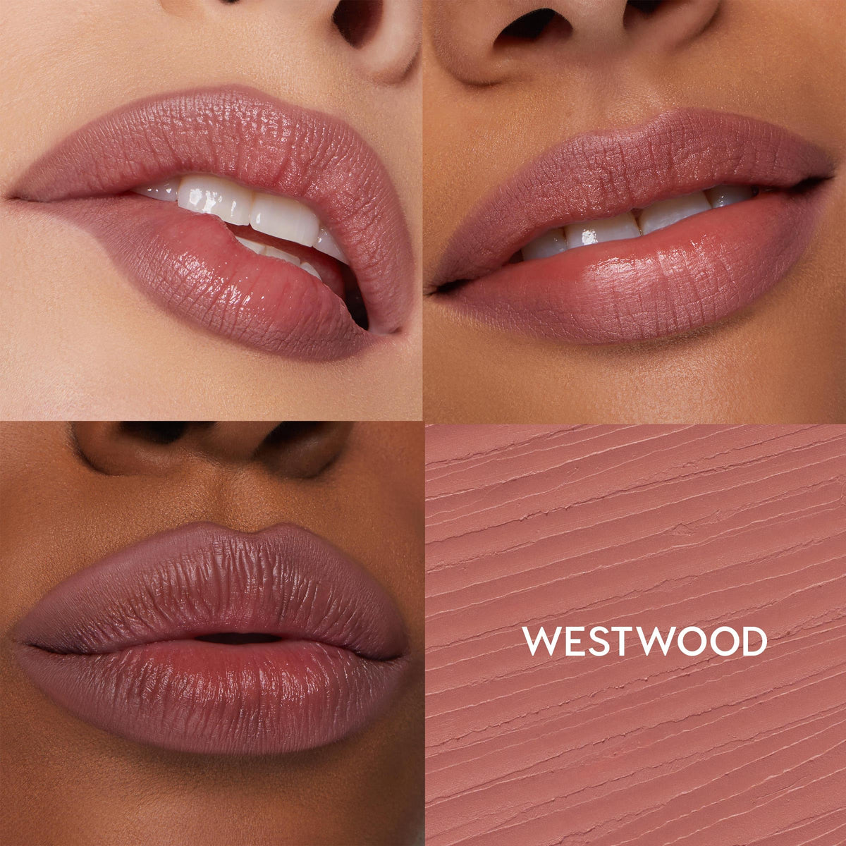 ColourPop So Juicy Westwood beside So Juicy gloss demonstrating layering and shine benefit