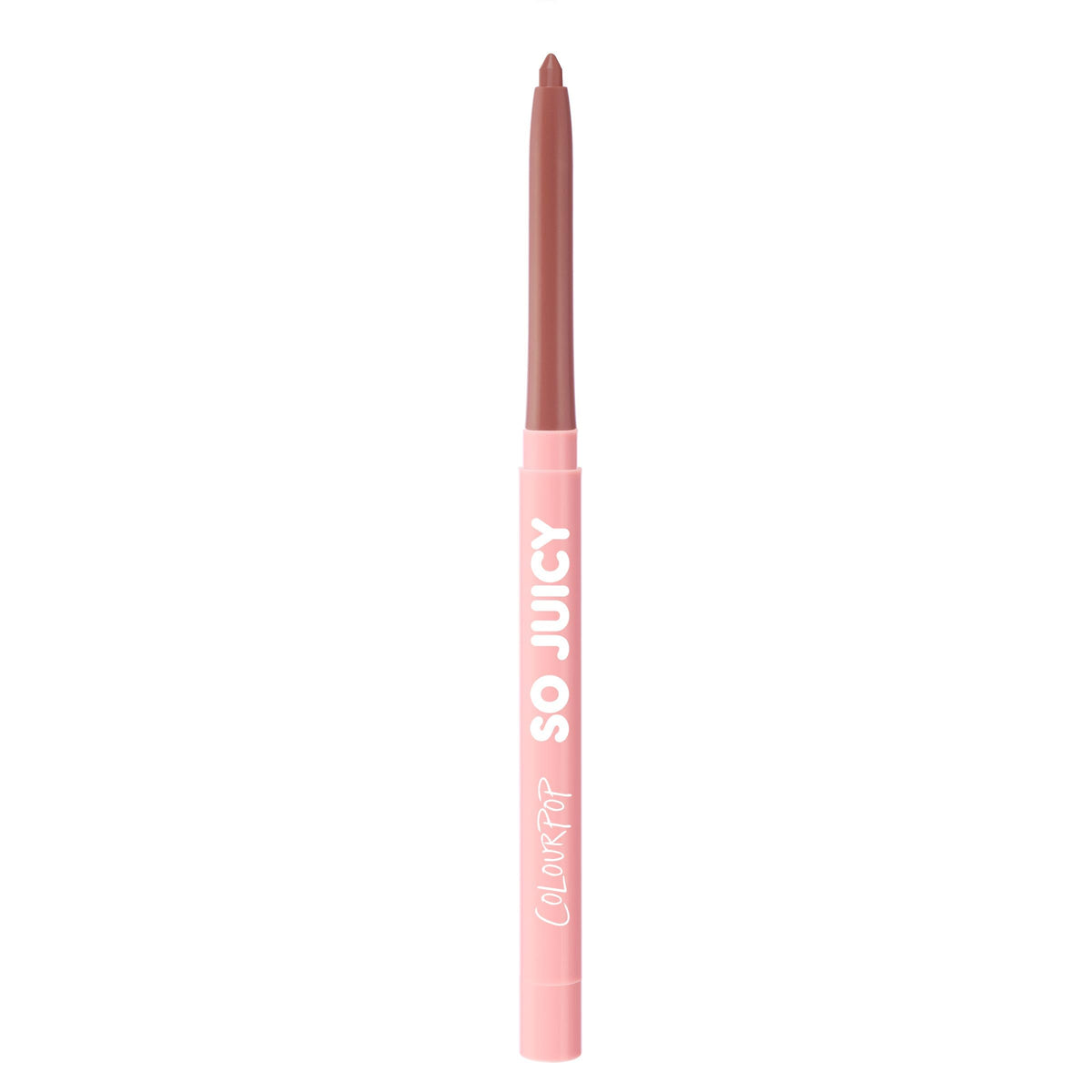 ColourPop So Juicy Westwood retractable tip close-up highlighting precise application benefit