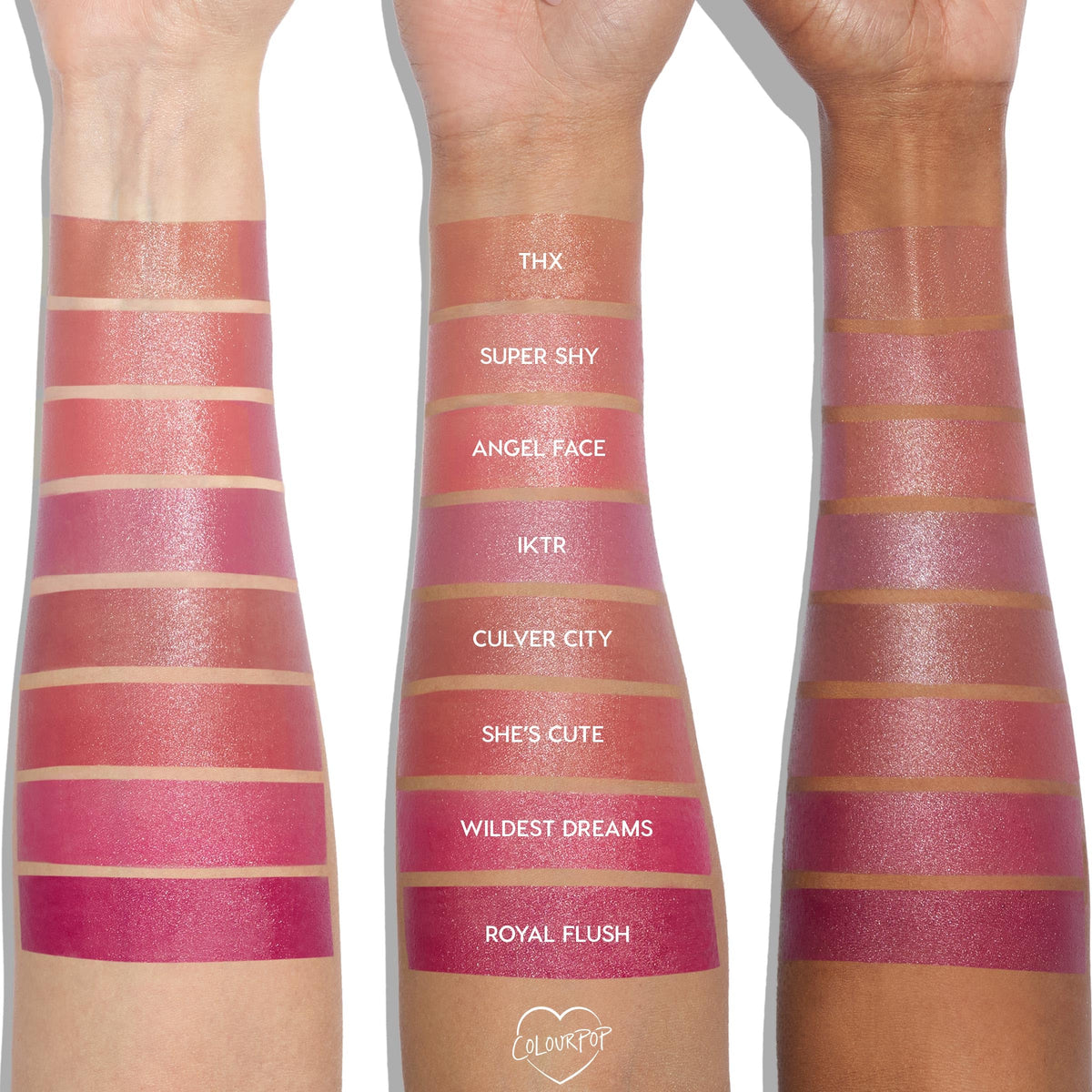 ColourPop blush tube in hand to show actual scale and travel-friendly size