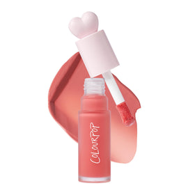 ColourPop front packaging showing weightless liquid blush in tube, easy grab