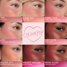 ColourPop ingredient bottle with hyaluronic acid focus for hydrating benefit