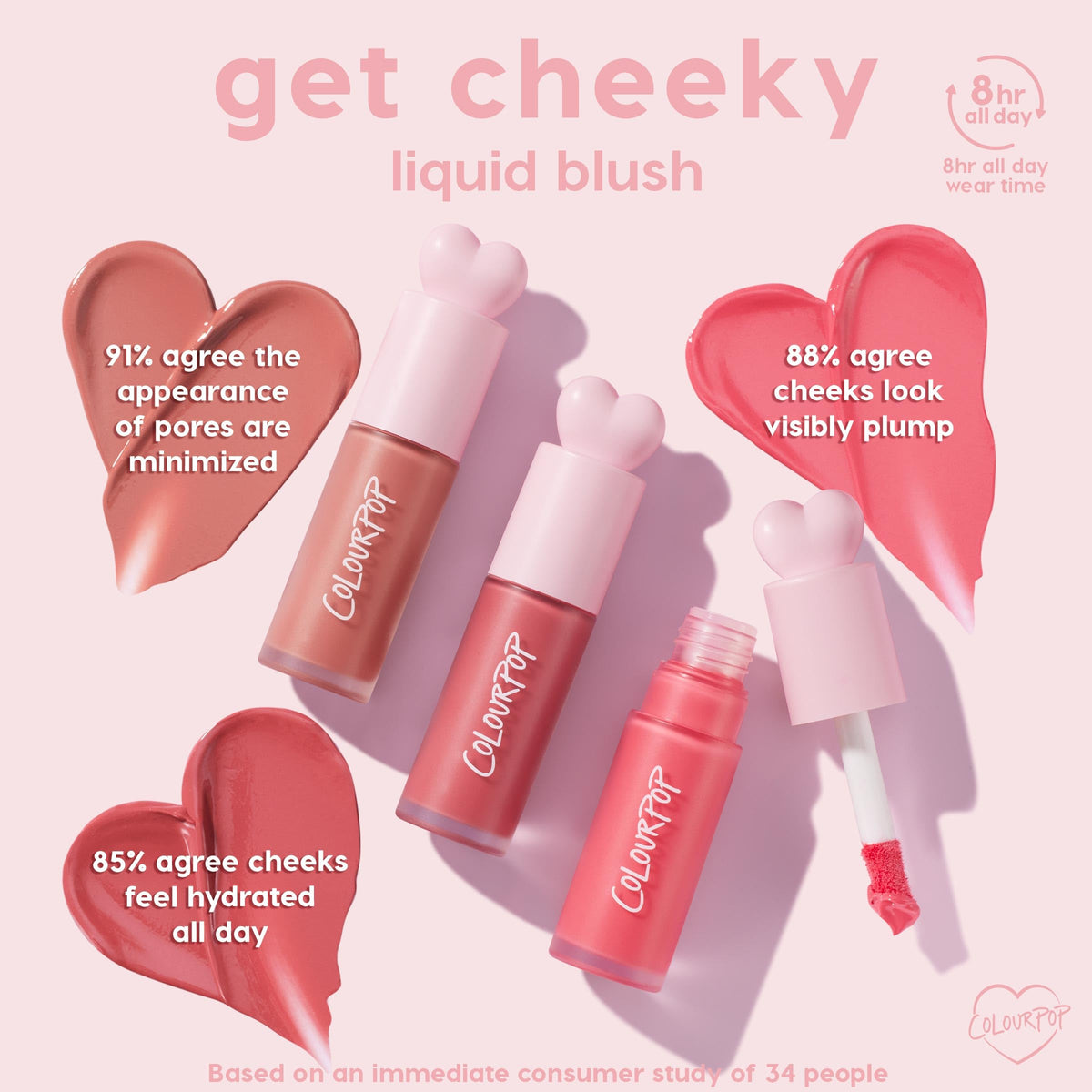 ColourPop tube beside makeup bag in lifestyle scene for everyday use