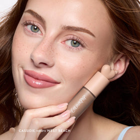 ColourPop close-up texture shot showing smooth formula benefit: easy blending