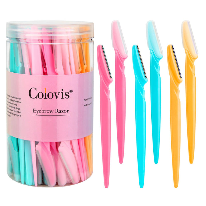 Colovis front packaging showing 66-piece kit and travel case, convenient grooming