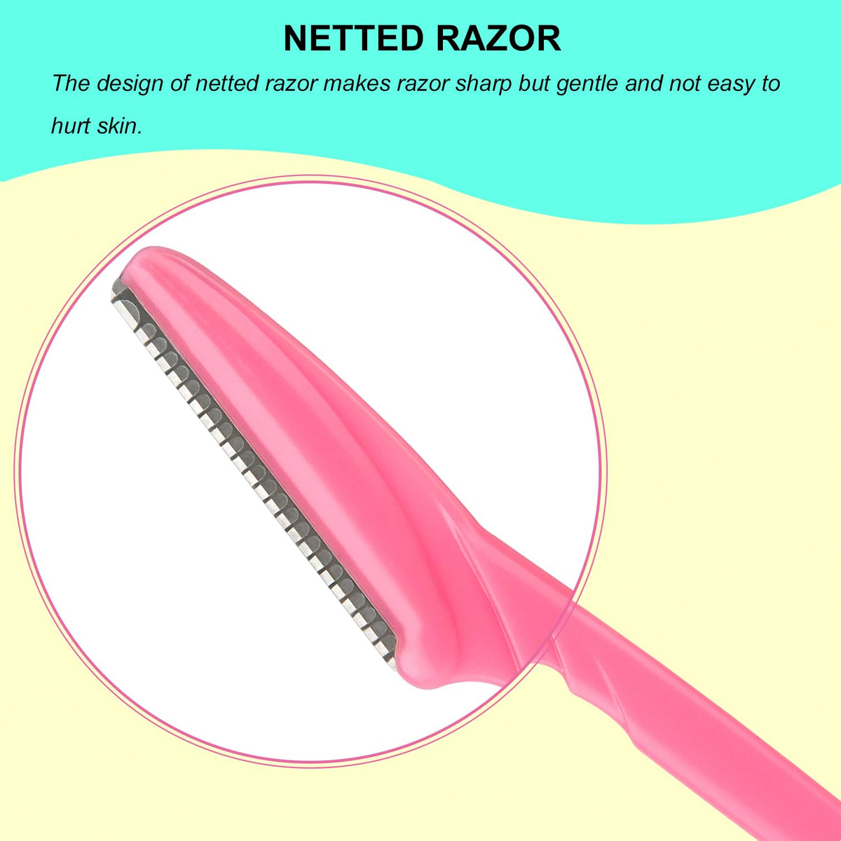 Colovis razors in hand demonstrating size and comfortable grip for control