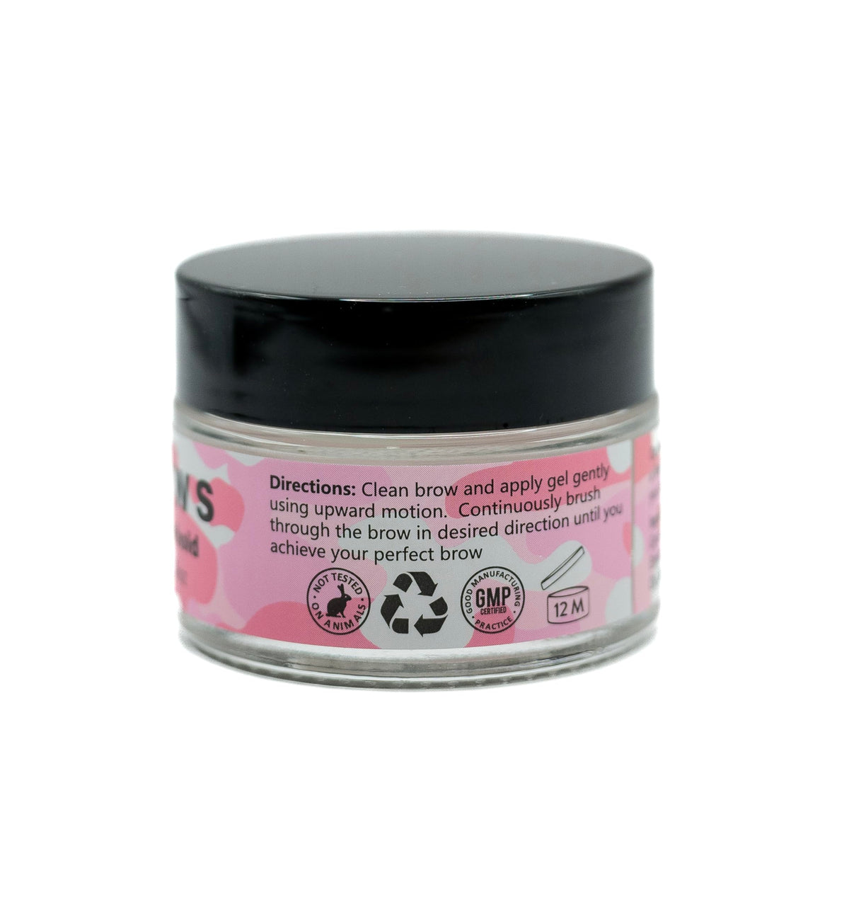 Combat Gel lifestyle application on model brows showing natural groom and all-day confidence
