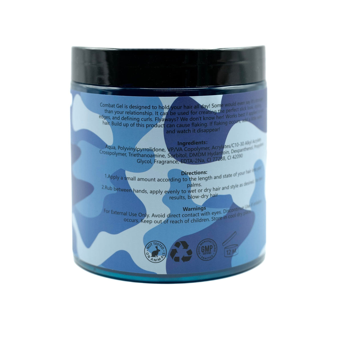 Combat Gel in use laying edges on model demonstrating precise hold and neat finish