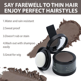 Comdian used on beard and eyebrow to demonstrate multipurpose coverage