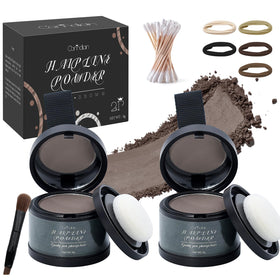 Comdian front packaging showing dark brown powders and labels for easy selection