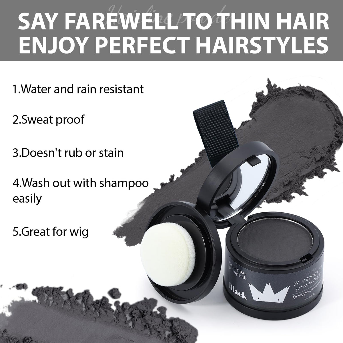Comdian lifestyle travel touchup used in a small bag for quick on-the-go coverage