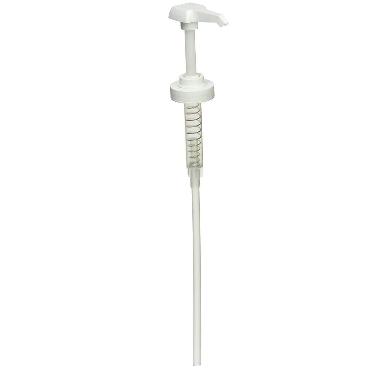 Comfort Axis front view dispenser showing pump on 38-400 bottle, reduces spills