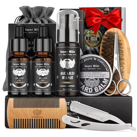 Comfy Mate front packaging showing complete beard kit, perfect gift