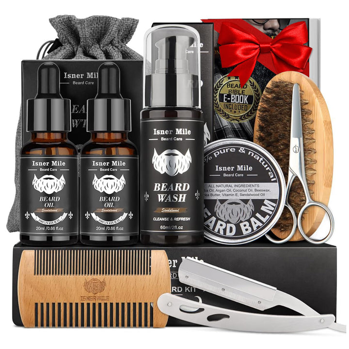 Comfy Mate front packaging showing complete beard kit, perfect gift