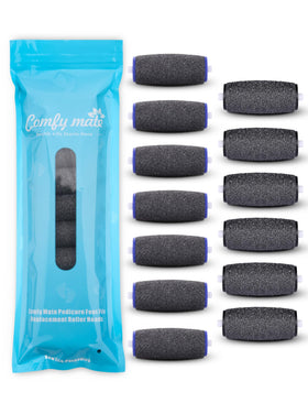 Comfy Mate front packaging showing 13 replacement rollers and benefits