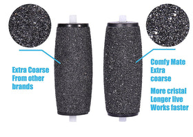 Comfy Mate roller being rinsed under tap showing washable hygiene benefit