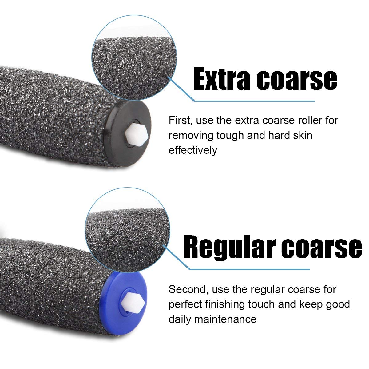 Comfy Mate rollers in hand showing size and ease of replacement