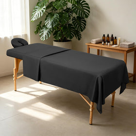Comfyanno flat sheet spread out showing full coverage and neat edges