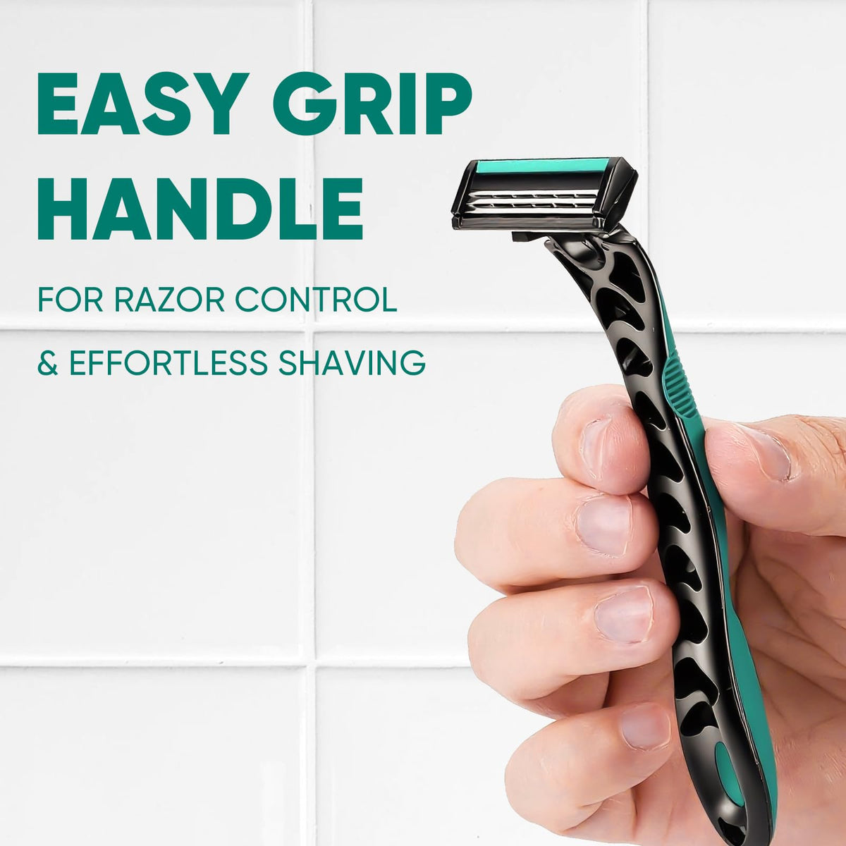 Comfycheer razor in bathroom scene for easy travel and everyday use