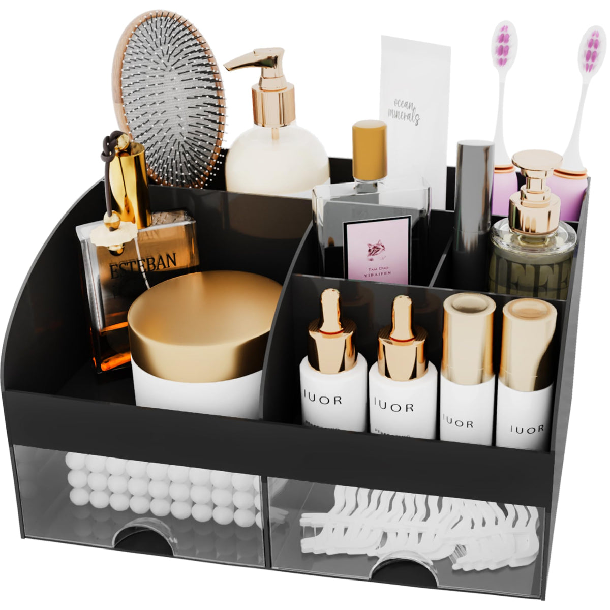 COMFYROOM open pull-out drawers revealing contents quickly for faster morning routines