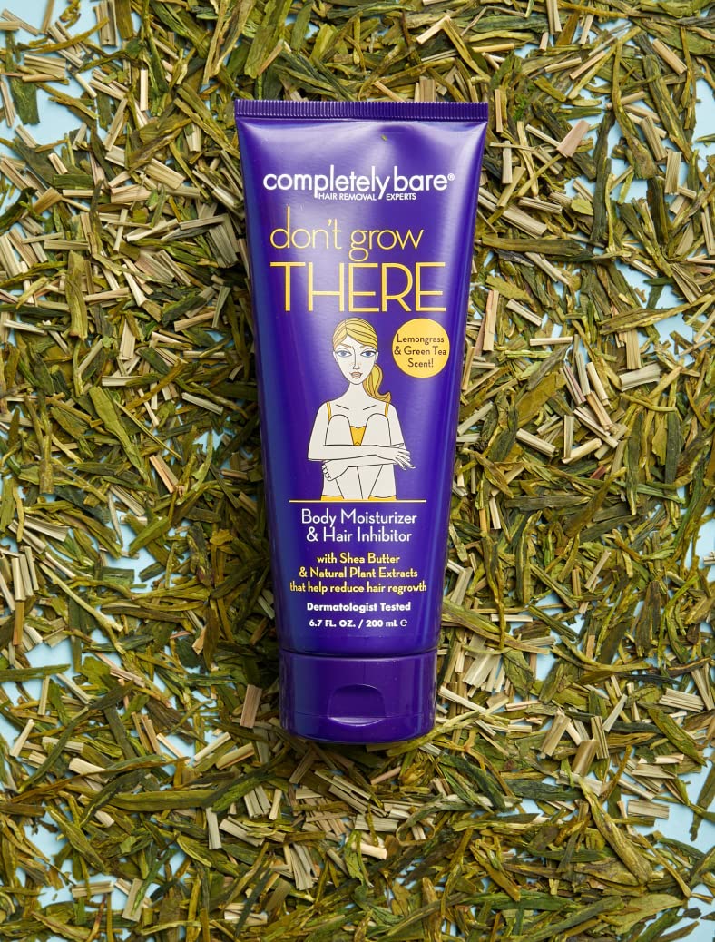 Completely Bare being applied to leg showing smooth feel and minimized regrowth