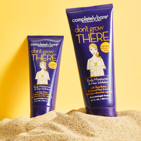 Completely Bare pack shot with shea butter image communicating softening benefit