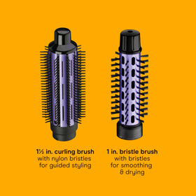 Conair 1-inch aluminum barrel detail creating defined curls and smooth shine