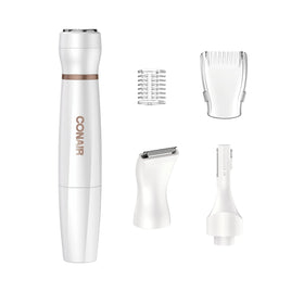 Conair front view of trimmer showing compact design and portability benefit