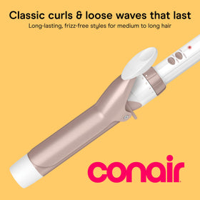 Conair ceramic coating close-up highlighting even heat distribution benefit