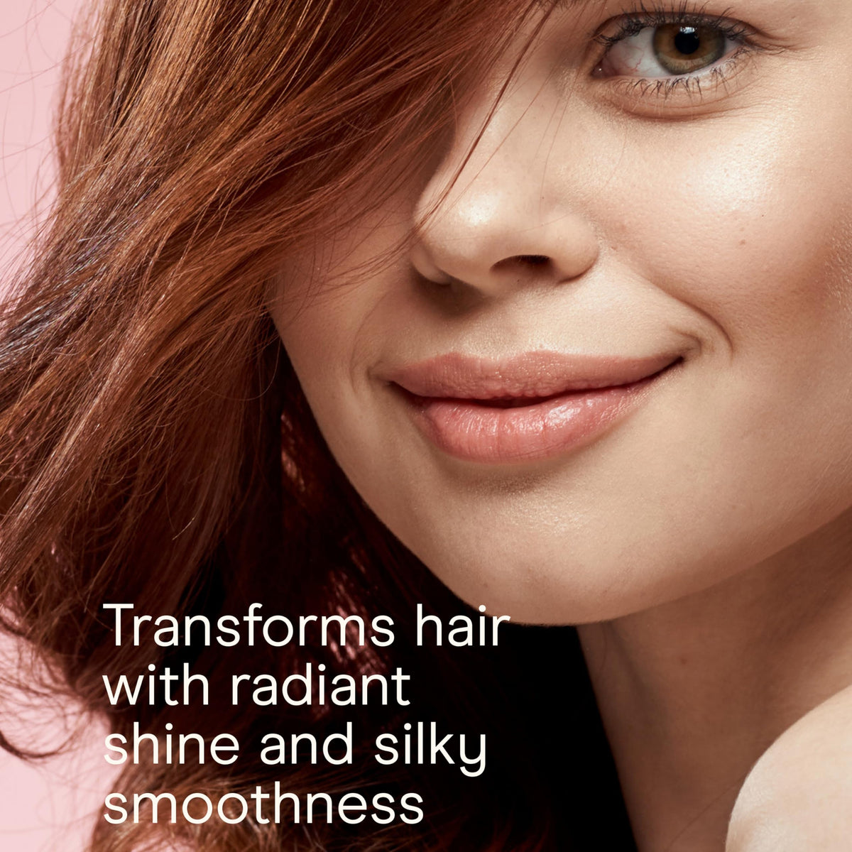 Conair brush in use during blow-dry to reduce frizz and boost shine