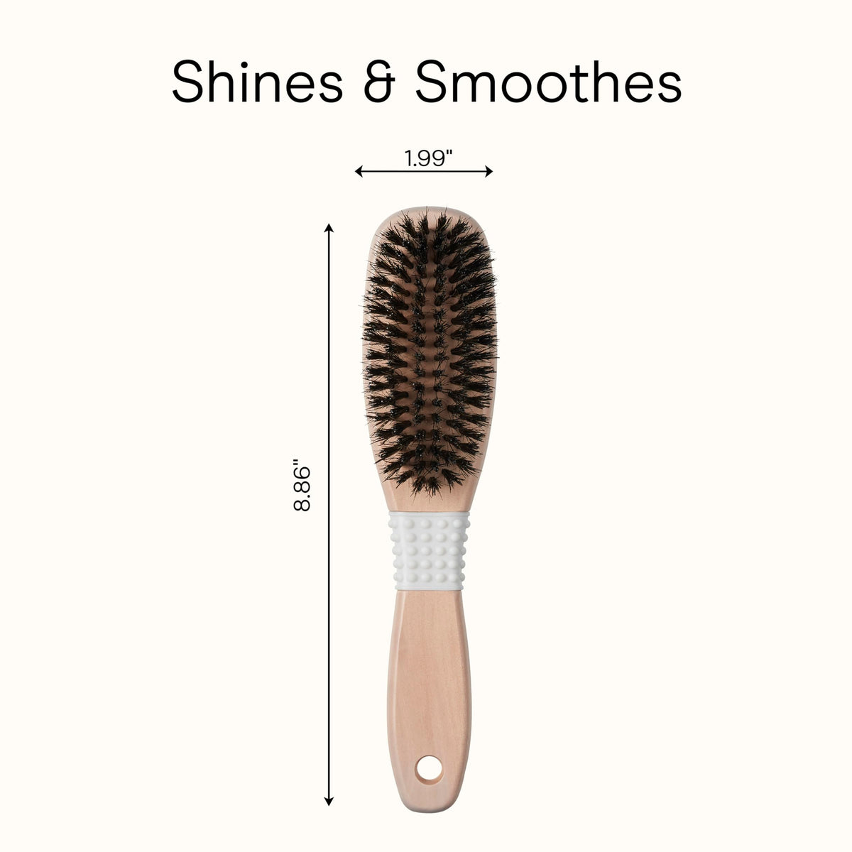 Conair product packaging and label showing brand and brush features