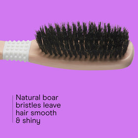 Conair side profile showing brush size and coverage for efficient styling