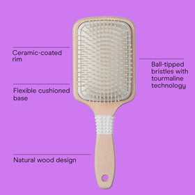 Conair ceramic rim close-up illustrating heat retention for faster drying