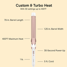 Conair cool tip detail for safe handling and guided styling control