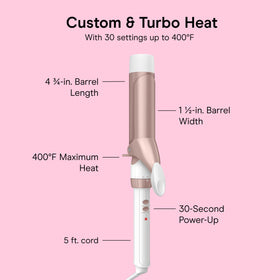 Conair cool tip detail for safer handling and precise curl placement