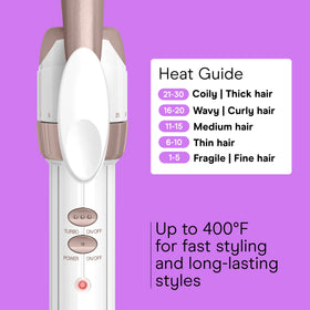 Conair power cord and dual voltage label for worldwide travel convenience and safety