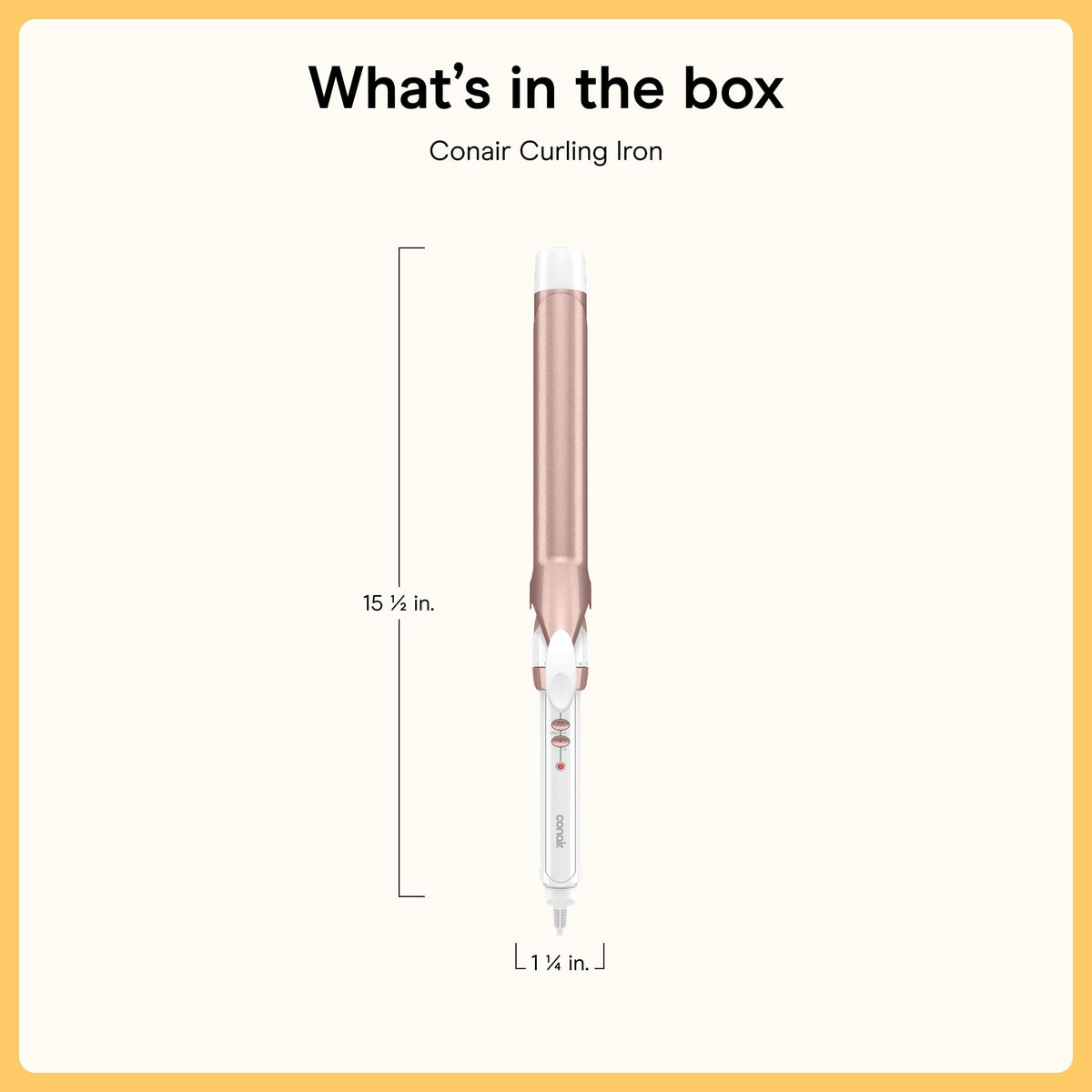 Conair cord and swivel connection for improved reach and easy maneuvering