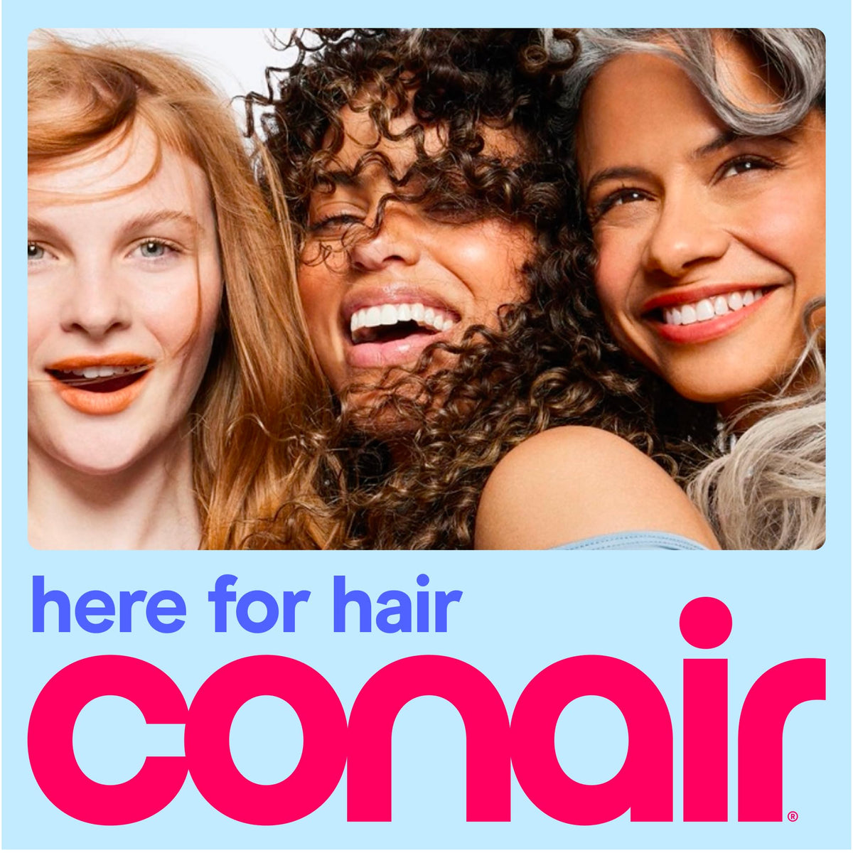 Conair box and accessories display showing included concentrator and cord