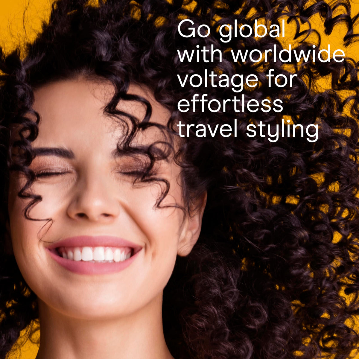 Conair curling iron curling hair in use creating defined tight curls benefit