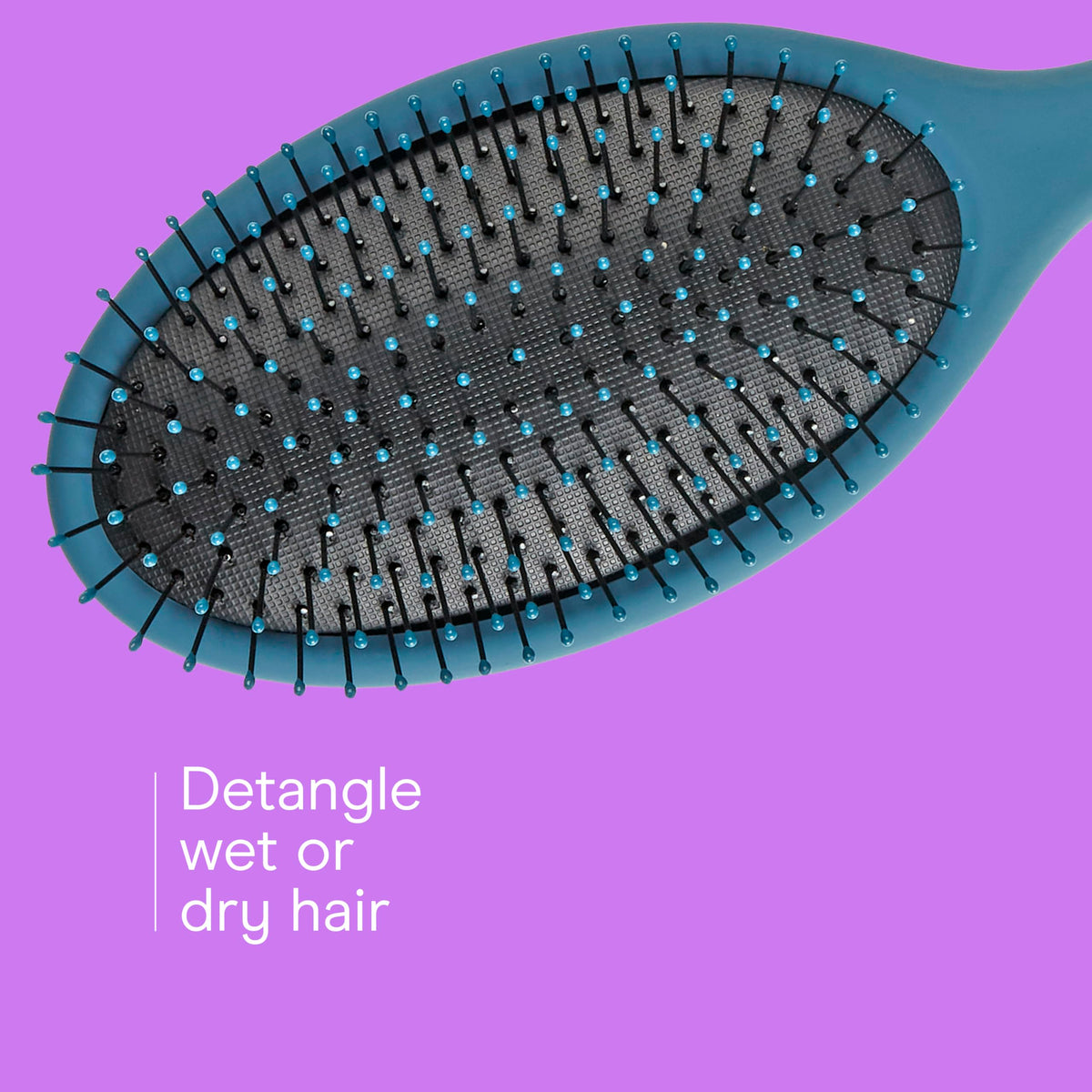 Conair detangler cushioned base detail absorbing pressure for less pulling