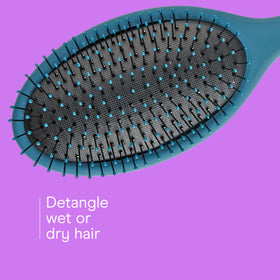 Conair detangler cushioned base detail absorbing pressure for less pulling