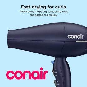Conair diffuser close-up showing multi-chamber design to enhance curls