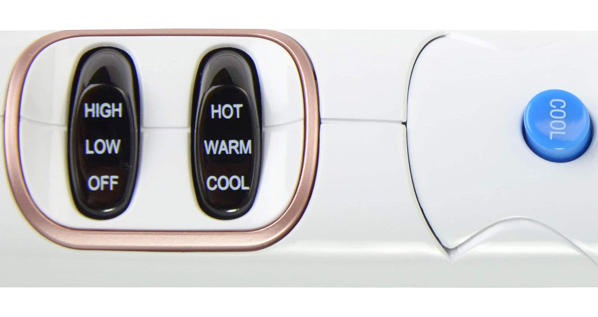Conair double ceramic in a hotel bathroom lifestyle setting enabling quick travel styling