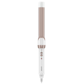 Conair wand front view showing sleek barrel and ergonomic grip for easy styling