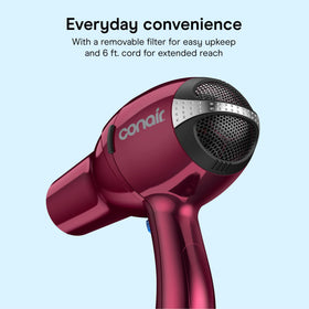 Conair air vent and texture detail supporting powerful even heat distribution