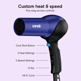 Conair concentrator nozzle focused airflow for smooth blowouts