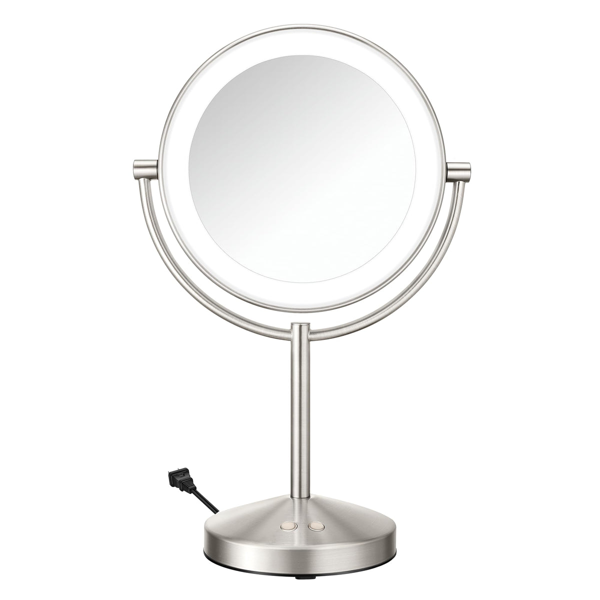 Conair front view showing both 1x and 10x sides and precise lighting benefits